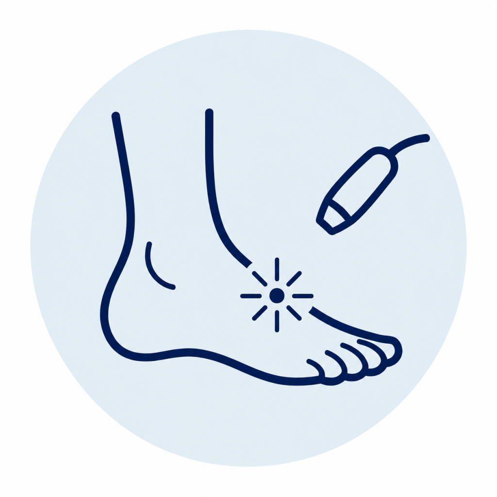 MLS laser therapy for foot and ankle conditions