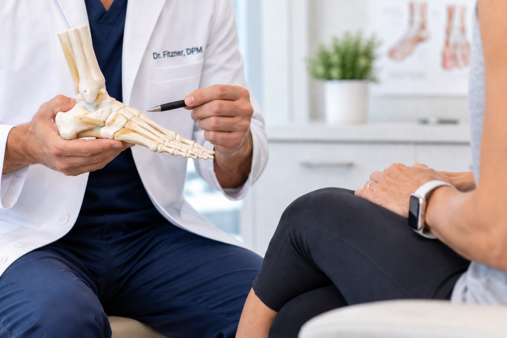 Doctor explaining surgery