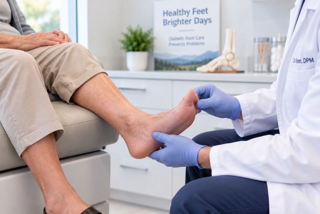 diabetic foot exan